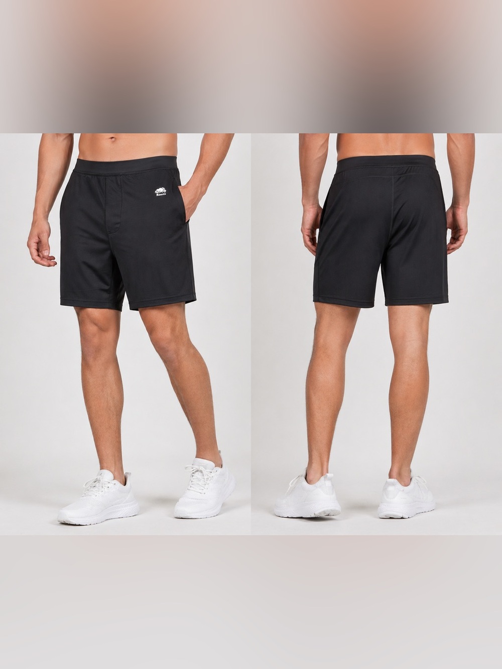 Roots Men's Black Shorts Size M.Athletic Base Layer Gym
Training. Running